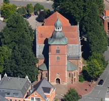 Propsteikirche St. Georg Vechta  Luftbild