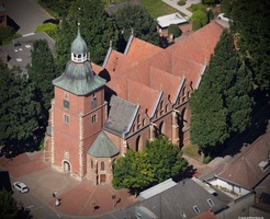 Propsteikirche St. Georg Vechta  Luftbild
