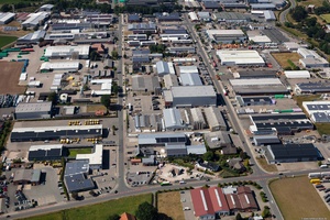 Rudolf-Diesel-Straße , Industriegebiet Vechta-Nord Luftbild