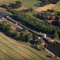 Kanalschleuse Langwedel  Luftbild