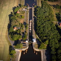 Kanalschleuse Langwedel  Luftbild