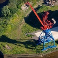 Hafenkran  , Elsflether Werft Luftbild