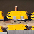 Rettungsbooten beim Fassmer-Werft Luftbild