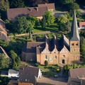 St. Aegidius Kirche, Berne, , Landkreis Wesermarsch, Niedersachsen Luftbild