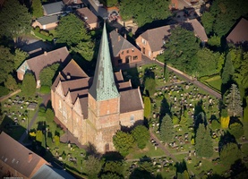 St. Aegidius Kirche, Berne, , Landkreis Wesermarsch, Niedersachsen Luftbild