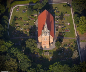 St.-Secundus-Kirche Schwei  Luftbild