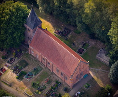 St. Marien Kirche, Neuenhuntorf  Luftbild
