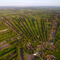 Wallheckenlandschaft Ihren Ostfriesland Luftbild