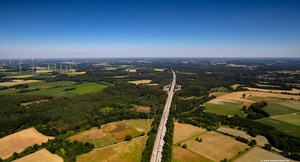 Autobahn A1 Wildeshausen Luftbild