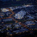 GodesbergerAllee Bundesviertel Gronau Bonn Nachtluftbild