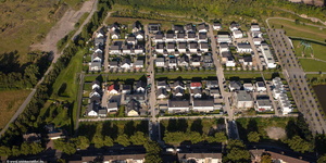 Im Kauenkorb, Wohngebiet am Bergpark, Kreativ.Quartier Lohberg (KQL) Luftbild