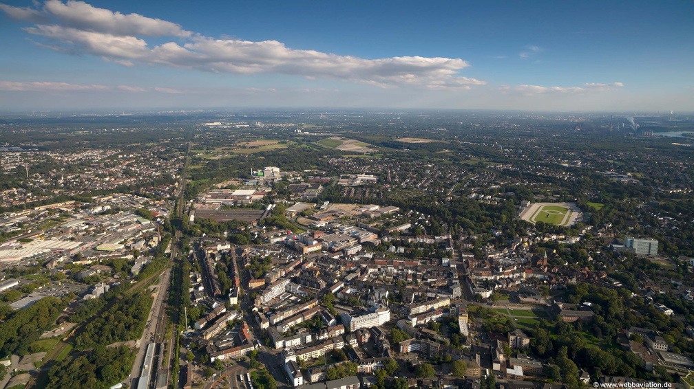Stadtzentrum Dinslaken Luftbild