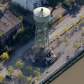Luftbild Wasserturm auf dem früheren Zechengelände in Dinslaken-Lohberg Luftbild
