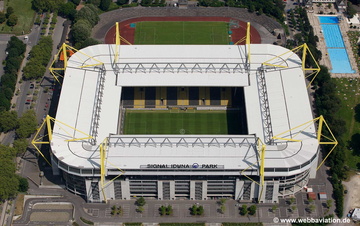 Signal Iduna Park Stadion Dortmund Luftbild   