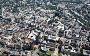 Kampstraße und der Dortmunder InnenstadtLuftbild   