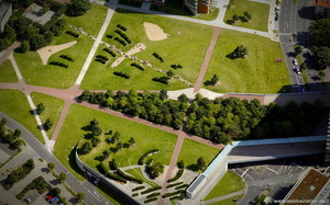 Bürgerpark Düsseldorf  Luftbild