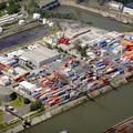 Düsseldorfer Container-Hafen  Düsseldorf  Luftbild