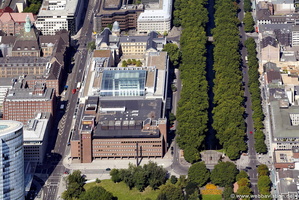 Königsallee und Bahnstraße Düsseldorf Luftbild