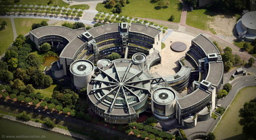 Landtag NRW  Düsseldorf  Luftbild