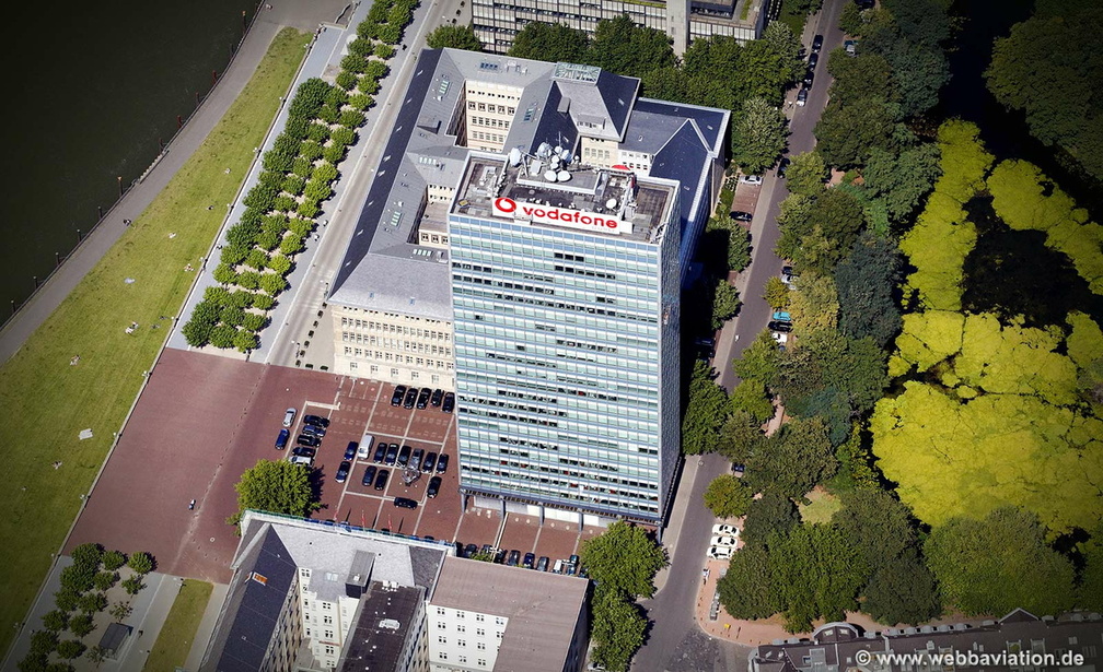 Mannesmann-Hochhaus Düsseldorf Luftbild