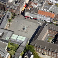 Marktplatz und Marktsraße Düsseldorf   Luftbild