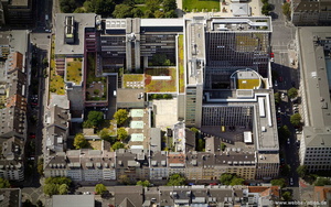 NRW-Ministeriums  Düsseldorf  Luftbild