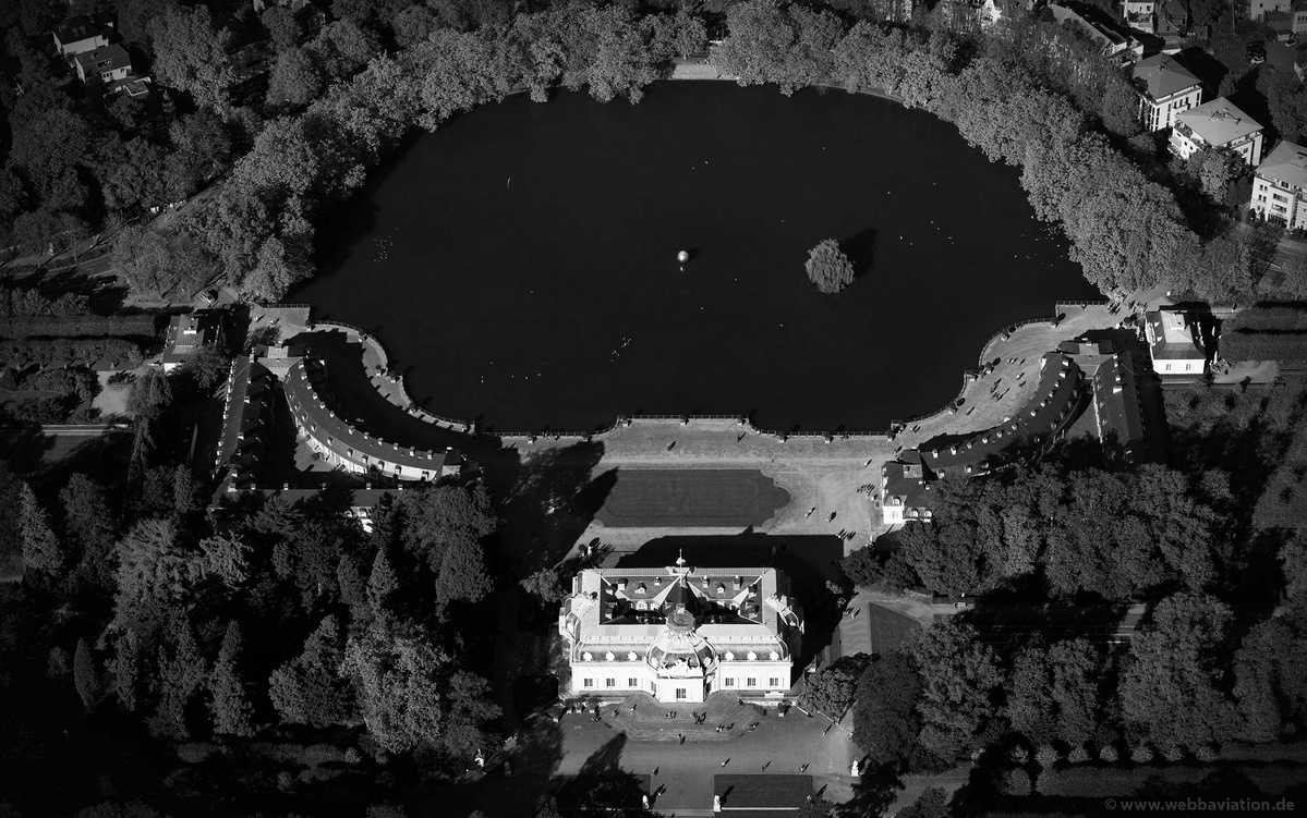 Schloss Benrath Düsseldorf Luftbild 