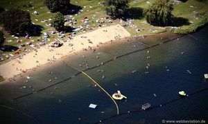 Strandbäder Unterbacher See  Luftbild