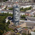 Victoria-Haus, ( Victoria-Turm / Victoria-Tower) Hochhaus, VictoriaplatzDüsseldorf   Luftbild
