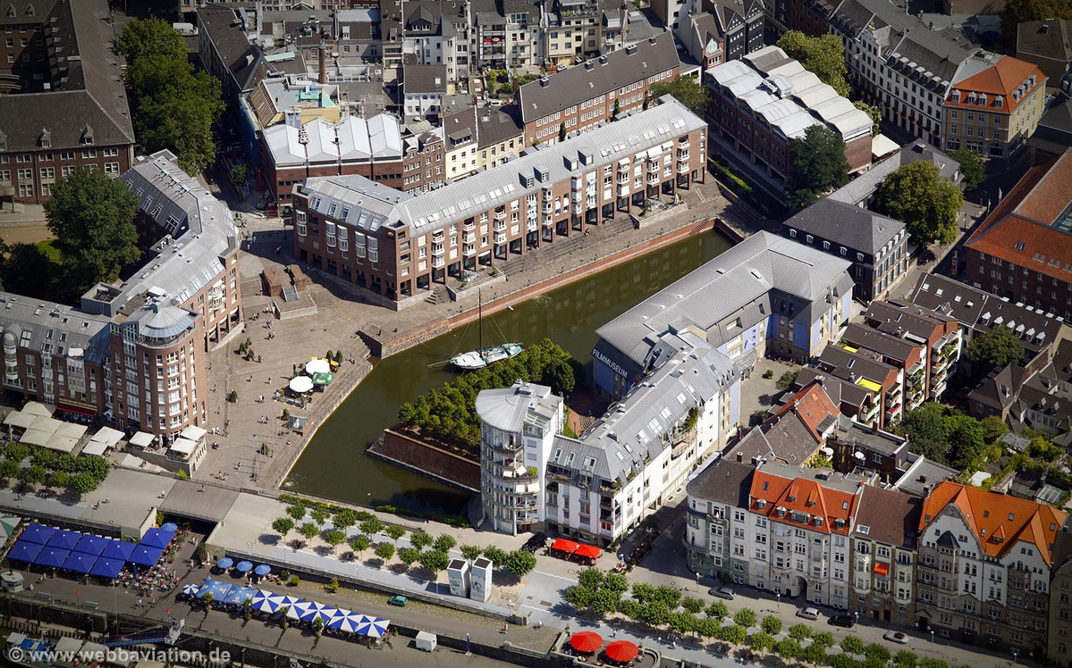 alte Hafen Düsseldorf Luftbild