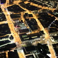 Duisburg Stadtzentrum bei Nacht  Luftbild  