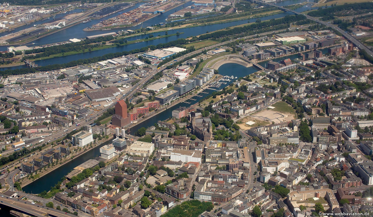 Duisburg Innenhafen Luftbild