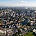 Duisburg Innenhafen und Altstadt Luftbild