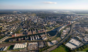 Duisburg Innenhafen und Altstadt Luftbild