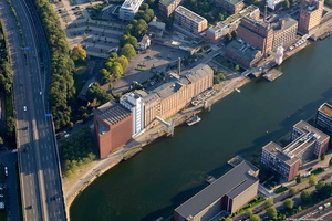 Museum Küppersmühle für Moderne Kunst Duisburg   Luftbild