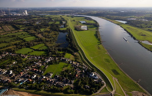 Naturschutzgebiet Rheinaue Walsum Luftbild