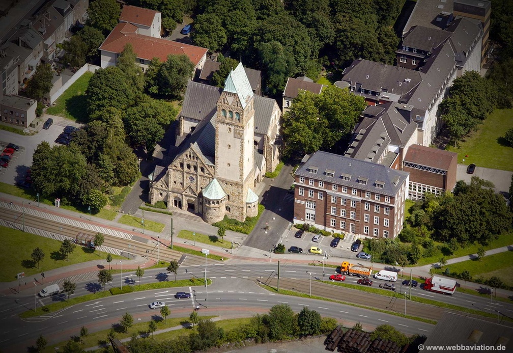 Sankt Bonifatius Kirche Duisburg Luftbild  