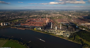 ThyssenKrupp-Stahlwerk Schwelgern Luftbild
