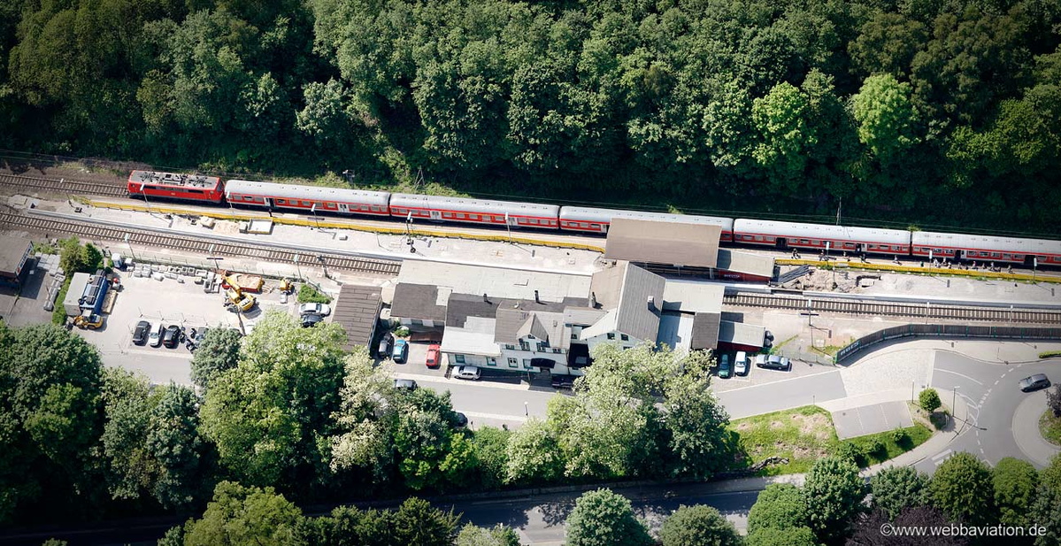 Bahnhof Ennepetal NRW  Luftbild