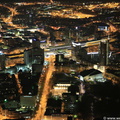 Essen NRW bei Nacht Luftbild   
