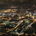 Essen bei Nacht Panorama Luftbild   
