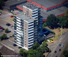 Hochhaus Florastraße 9 Gelsenkirchenn Luftbild