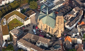 Propsteikirche St. Urbanus Gelsenkirchen Luftbild