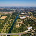 Rhein-Herne-Kanal bei Gelsenkirchen Luftbild  