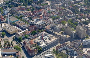 Eickhoffstraße und Friedrich-Ebert-Straße Gütersloh Luftbild