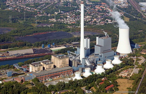 Heizkraftwerk Herne  Deutschland  Luftbild