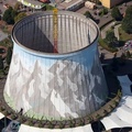 Kühlturm Wunderland Kalkar ( ehemalig Kernkraftwerk Kalkar )  Luftbild