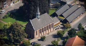 Kleine Evangelische Kirche Kleve Luftbild