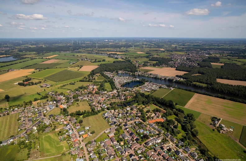 Mehr (Rees),NRW  Luftbild