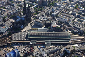 Köln Hauptbahnhof Hbf Luftbild